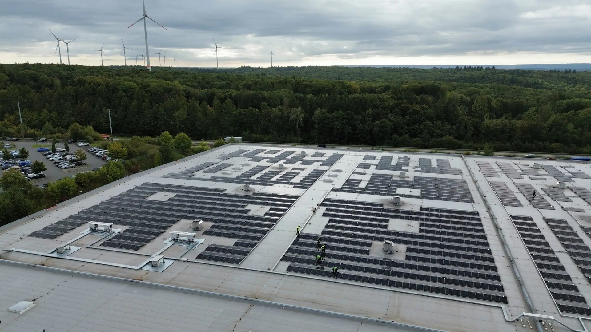 Soltopia modern solar energy solutions installed on a clean roof.