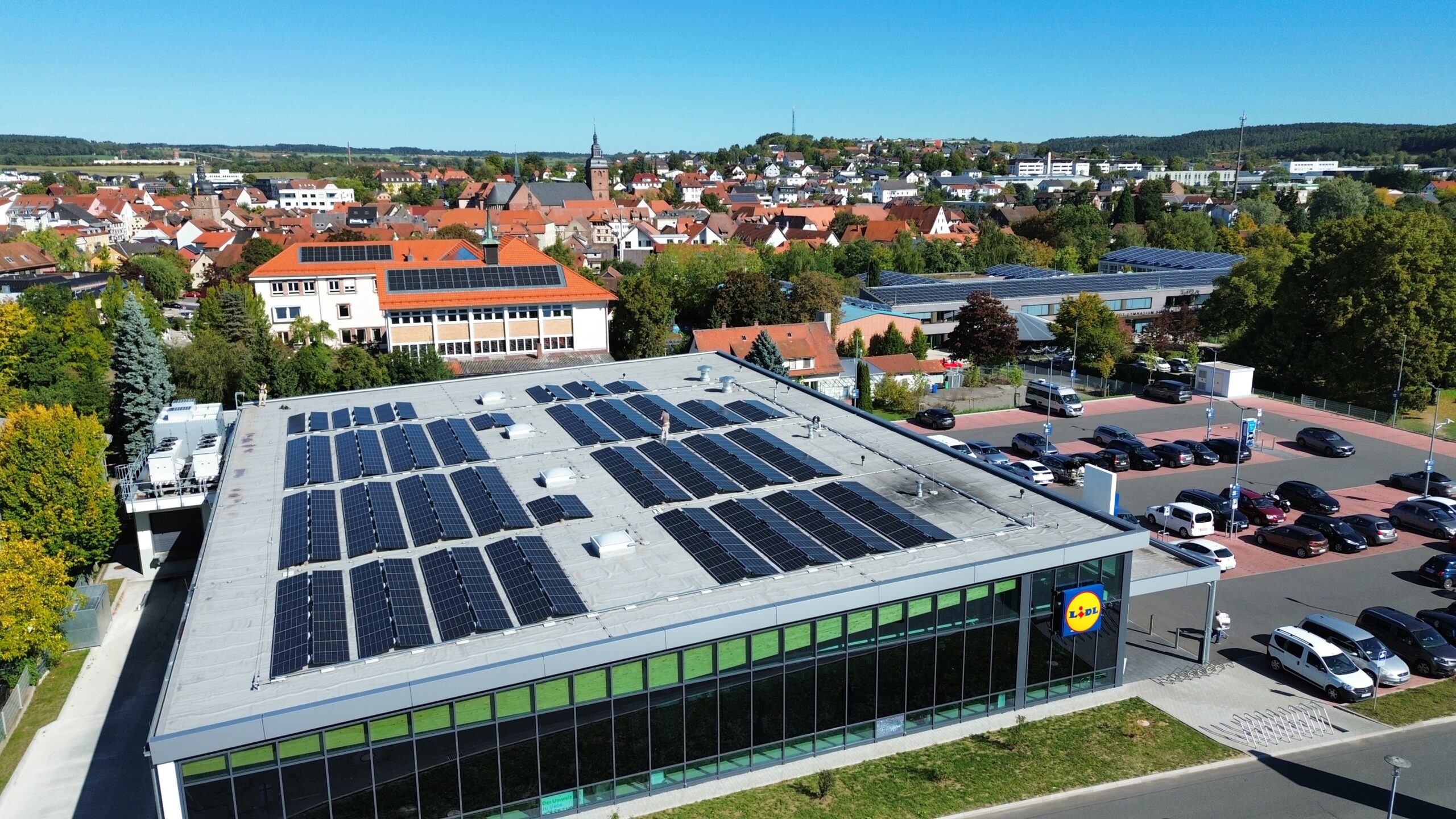 Soltopia modern solar energy solutions installed on a clean roof.